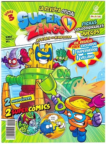 SuperZings - Rivals of Kaboom - Fasciculo #01