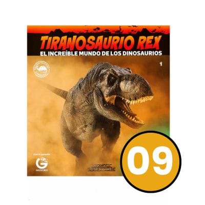 Arma el enorme Tiranosaurio Rex - Fasciculo #09