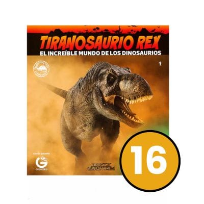 Arma el enorme Tiranosaurio Rex - Fascículo #16