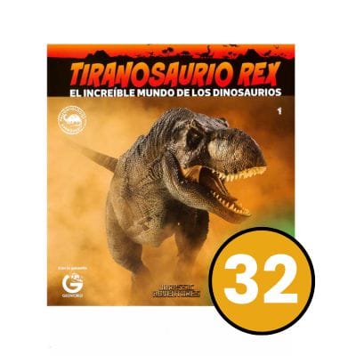 Arma el enorme Tiranosaurio Rex - Fascículo #32